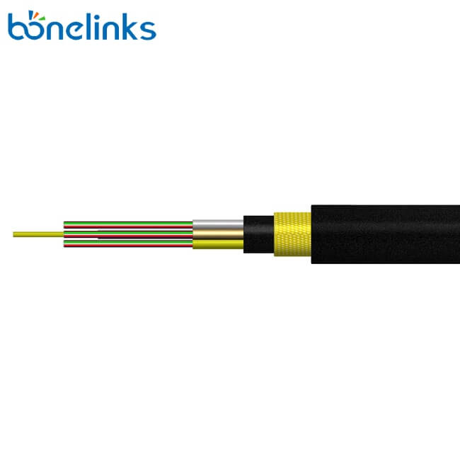GYHTY Aerial Fiber Optic Cable Stranded Non Metallic Double Sheath Cable