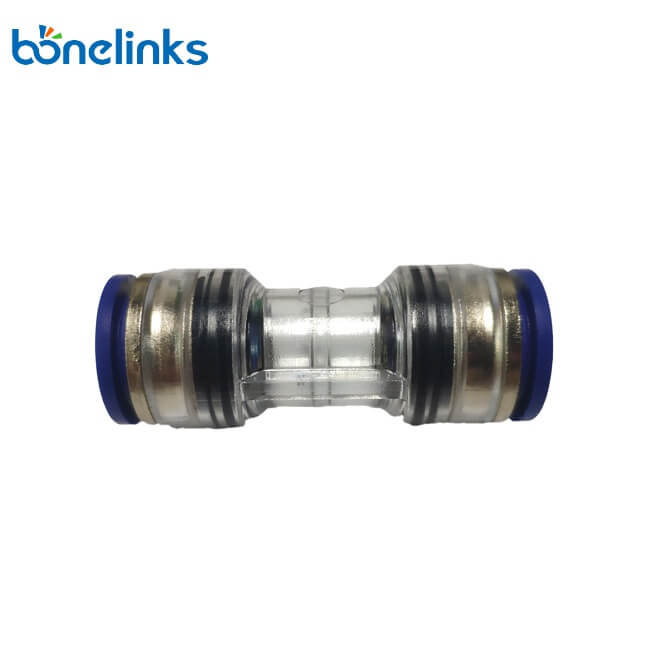 14mm Straight Micro duct Air Blown Fiber Optical Cable Connector