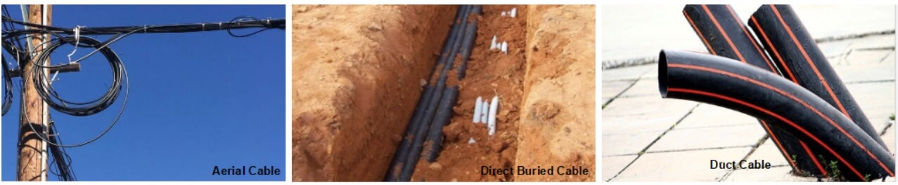 outdoor fiber cable type