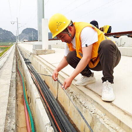 High-speed Rail Duct and Optical Cable