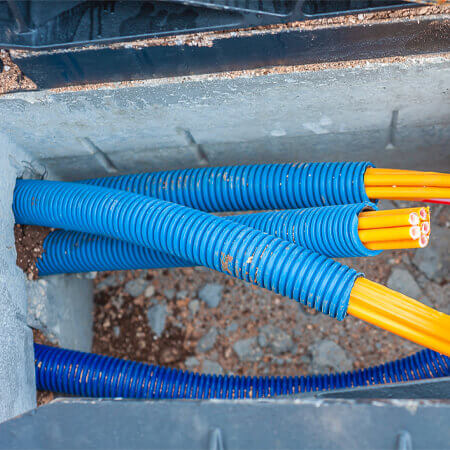 Micro Duct Cable Installation