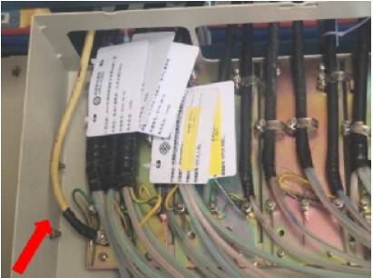 High voltage protection device for ODF rack